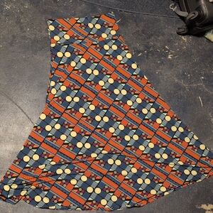 LuLaRoe Colorful Patterned Maxi Skirt